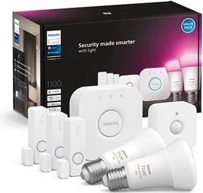 Produktbild von Philips Hue Starter Kit - Secure - WCA - E27 Glühbirnen
