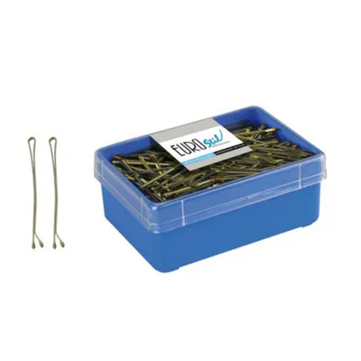 Obrázok produktu pre Eurostil Cabello Caja Miniclips Bronze 25mm 700un