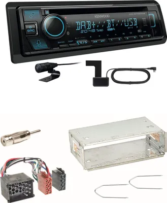 Produktbild von Kenwood KDC-BT560DAB Bluetooth Digitalradio USB CD Einbauset für BMW E30 E34 E32