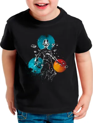 Produktbild von A.N.T. Airbender Galaxy Kinder T-Shirt avatar anime japan manga last