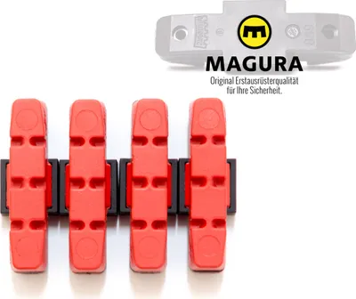 Produktbild von Magura Unisex – Erwachsene rot Bremsschuh, 2 Paar / 4 Stück