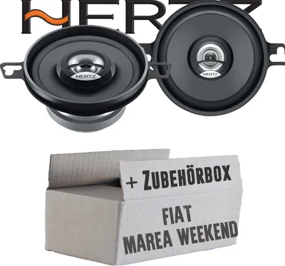Produktbild von Hertz DCX 87.3 - 8,7cm Koax Lautsprecher - Einbauset passend für Fiat Marea Weekend - justSOUND