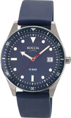 Produktbild von Boccia 3664-02 Herrenuhr Titanium 39mm 10ATM