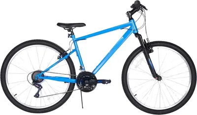 Produktbild von Mountainbike 26/27,5 Zoll – 18 Gang Schaltung, Stahlrahmen, V-Bremsen, Hardtail – Blau
