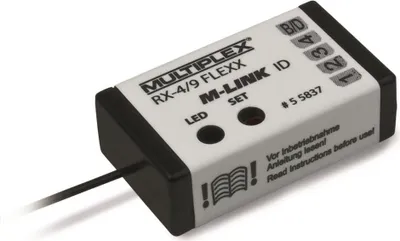 Produktbild von MULTIPLEX RX-4/9 FLEXX, Schwarz, Weiß