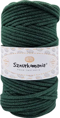 Zdjęcie produktu dla Sznurek bawełniany z rdzeniem 5mm 100m, przędza do makramy, sznurek do makramy, sznurek szydełkowy, sznurek 5mm, dzianinowy sznurek bawełniany,