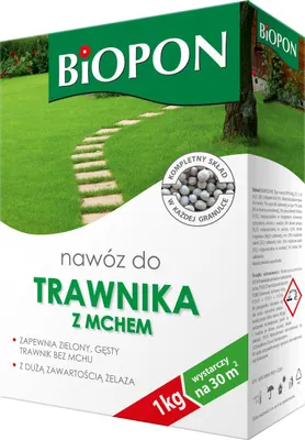 Zdjęcie produktu dla Nawóz do trawnika z mchem BIOPON 1KG