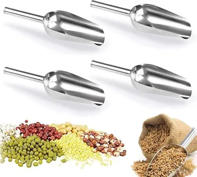 Produktbild von Edelstahl-Eislöffel - vielseitiger Löffel - 4 Stück - 30,5 cm