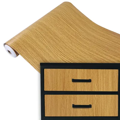 Produktbild von Klebefolie Möbel 90x100 cm - Eiche Natur - Möbelfolie Holzoptik selbstklebend - PVC Folie für kreative Raumgestaltung - Selbstklebende Folie ideal für Küche, Bad und Möbel-Upcycling