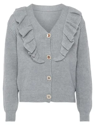 Immagine prodotto di Cardigan da donna LUREA in maglia - Grigio, XL/XXL