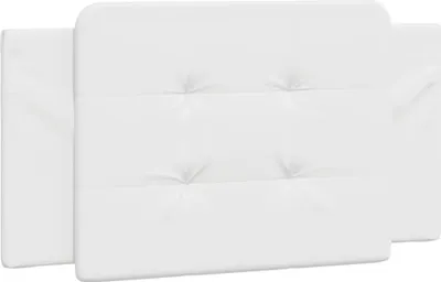 Image de Coussin de tête de lit Zadar blanc 100 cm similicuir