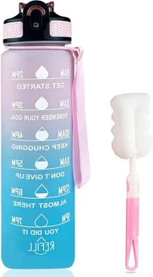 Obrázok produktu pre Fľaša na športové aktivity s objemom 1 l, bez BPA, s náustkom