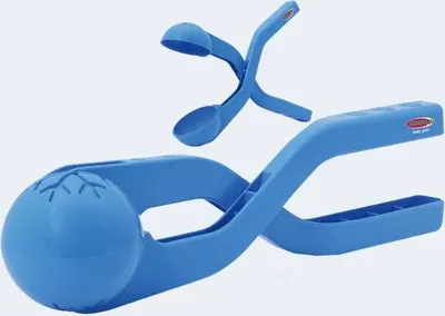 Produktbild von Schneeball-Zange blau 38cm für 7cm Schneebälle