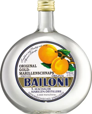 Produktbild von Bailoni Marillenschnaps 40%