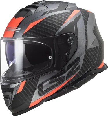 Produktbild von LS2 FF800 STORM II RACER Integralhelm S in orange/grau