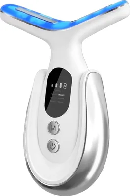 Produktbild von Nacken- und Gesichtsmassagegerät, tragbares 7-in-1-Gesichtsmassagegerät für eine verbesserte Pflege von Gesicht, Hals und Schultern