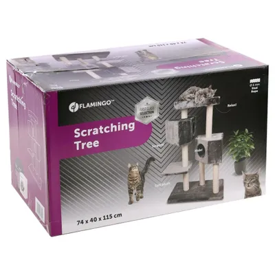 Produktbild von FLAMINGO Kratzbaum Kresko 74x40x115 cm Grau