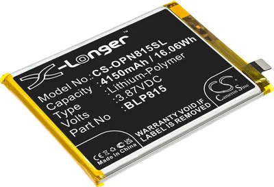 Produktbild von TECHTEK Akku Kompatibel mit [Oneplus] BE2025, BE2026, BE2028, BE2029, Nord N10 5G Ersetzt BLP815