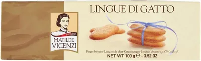 Produktbild von 3x Vicenzi Lingue di gatto 100gr riegel Butterplätzchen cookies kekse italien snack