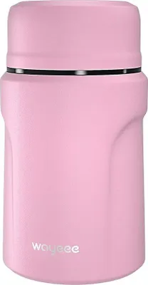 Produktbild von Famanu Thermobehälter 500 ml - Isolierter Edelstahl, rosa