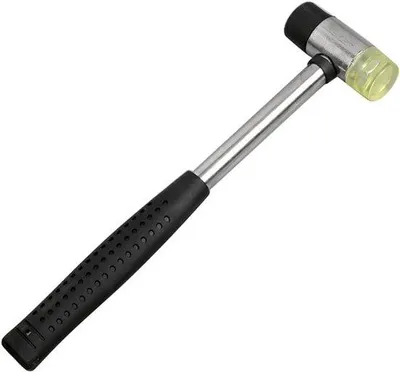 Immagine prodotto di Martello in gomma universale - impugnatura antiscivolo - martello in nylon morbido - resistente e versatile.