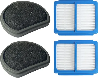 Produktbild von Trade-Shop 4in1 Filter-Set (2x HEPA-Filter + 2x Vormotorfilter) kompatibel mit AEG 900923092, 900923093, ASKQX9, AEF167, 90027737200 / Staubsauger Zubehör
