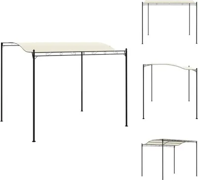 Immagine prodotto di tessuto vidaXL Pavilion bianco crema - Padiglioni e tende per feste