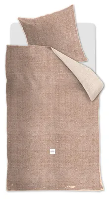Produktbild von Rivièra Maison Bettwäsche Coughton Court_Peach_DE_UV_155x220 155 x 220 cm + 1x 80 x 80 cm 1 Bettbezug, 1 Kissenbezug