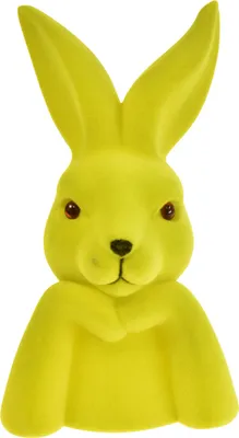 Produktbild von Dekohase Ostern Hasenbüste Gelbgrün  16,5×13×27cm