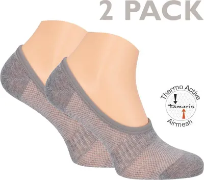Produktbild von Baumwolle Strick-Füßling 2 Paar grey-39.42