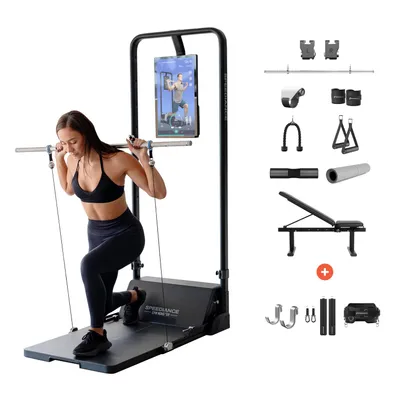 Produktbild von Speediance Gym Monster| Kraftvolles All-in-One-Heimgerät, 220 lb digitales Gewicht, platzsparend|Works Plus-DE