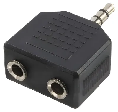Immagine prodotto di Adattatore audio LogiLink, spina jack da 3,5 mm - 2x 3,5 mm