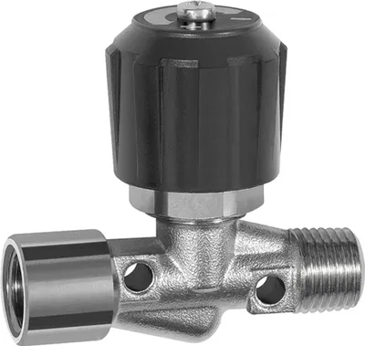 Produktbild von Riegler Nadelventil, Messing vernickelt, IG/AG, Rp/R 1/2, DN 8
