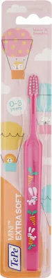 Image de TePe | Brosse à dents Mini x-soft - 0-3 ans - Ergonomique - Avec un design coloré pour les enfants
