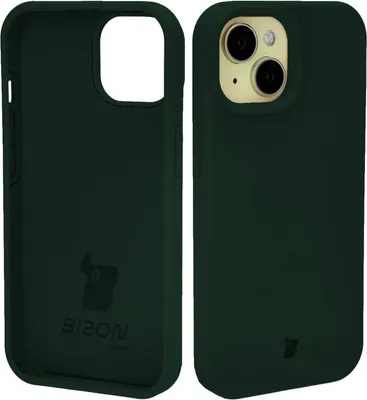 Produktbild von Bizon Soft Case Apple iPhone 15 dunkelgrün