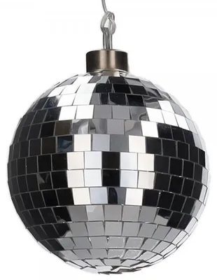 Immagine prodotto di Palla da discoteca illuminata a LED, colore argento, diametro 10 cm, prodotta da Gift Company