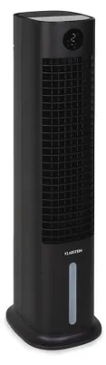 Produktbild von Klarstein Skytower Grand Smart Ventilator Mit Wasserkühlung – 4-in-1 Luftkühler, Luftreiniger & Luftbefeuchter, 460 m³/h, Wi-Fi & App-Steuerung, 8L Tank, Timer, Ionisator, Ideal für Räume, Schwarz