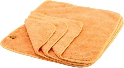 Produktbild von Nanoplus Reinigungstuch Set - Nano Technologie Fluo-Orange 4 Stück 31x36 cm - für Bildschirme, Möbel & KFZ