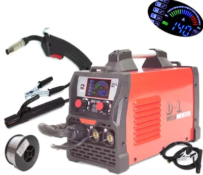 Produktbild von 5in1 Schutzgasschweißgerät 140A Mig/Mag Wig E-Hand Flux Fülldraht Schweißgerät 13957