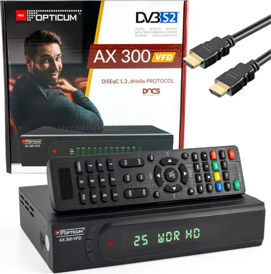 Produktbild von Opticum AX 300 VFD FHD Receiver DVB-S2 PVR