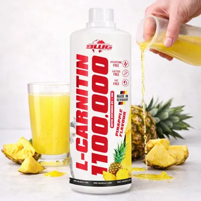 Produktbild von BWG L-Carnitin 100.000mh Liquid Ananas - 1000 ml