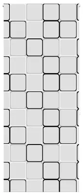 Immagine prodotto di vidaXL Tenda a rullo per doccia 110x240 cm Larghezza del tessuto 106 cm