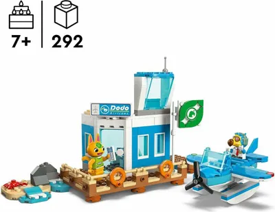 Produktbild von Konstruktionsspiel Lego Animal Crossing 77051 Dodo Airlines Air Travel Bunt