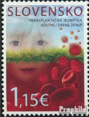 Produktbild von Briefmarken Slowakei 2015 Mi 759 (kompl.Ausg.) postfrisch Knochenmarkstransplantationen
