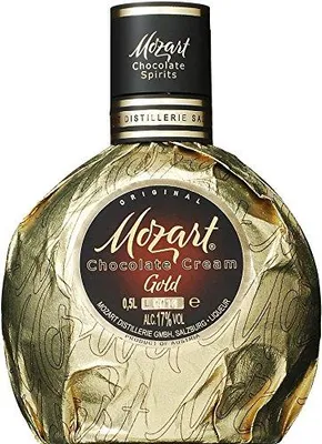 Obrázek produktu pro Mozart Chocolate Cream Gold s čokoládou a bourbonskou vanilkou 500ml