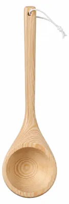 Produktbild von HAF Saunakelle 40 cm aus Kiefernholz | Saunalöffel für Saunaaufguss | Aufgusskelle als Sauna Zubehör zum Schöpfen & Verteilen von Aufguss