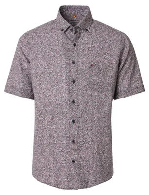 Produktbild von Redmond - Casual Fit - Herren Freizeithemd Kurzarm (261150999), Größe:XXL, Farbe:Rot(500)