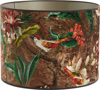 Produktbild von Licht & Wohnen - Lampenschirm PASSARO - Ø20x15cm - Braun