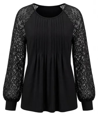 Produktbild von LUREA damen bluse - schwarz, XXL
