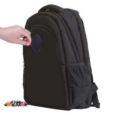 Zdjęcie produktu dla Plecak szkolny Pixie Crew, 49 x 36 x 21 cm, czarny